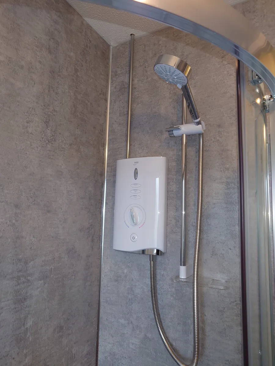 Mira electric shower fitted during Steve's bathroom refit in Starcross