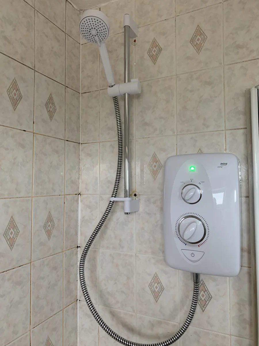 Triton electric shower fitted in Exeter